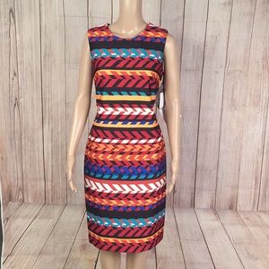 NWT Calvin Klein multicolored dress!